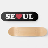 Skateboard Séoul Love Heart (Horz)