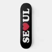 Skateboard Séoul Love Heart (Recto)