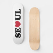 Skateboard Séoul Love Heart (Recto)