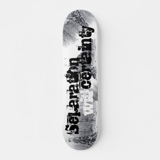 Skateboard séparation avec certitude (Devant)