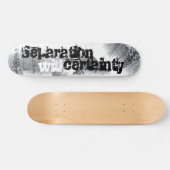 Skateboard séparation de l'incertitude (Horz)