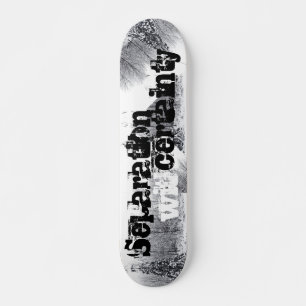 Skateboard séparation de l'incertitude