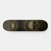Skateboard Sepia Skull (Horz)
