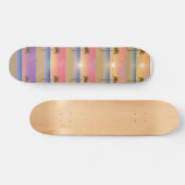 Skateboard Séquence de coucher de soleil sur la plage : Skate (Horz)