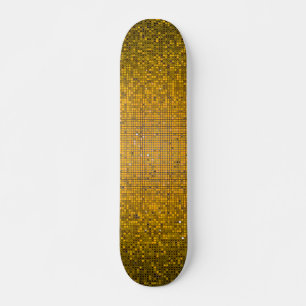 Skateboard Séquence de Parties scintillant jaune Disco Old Sc