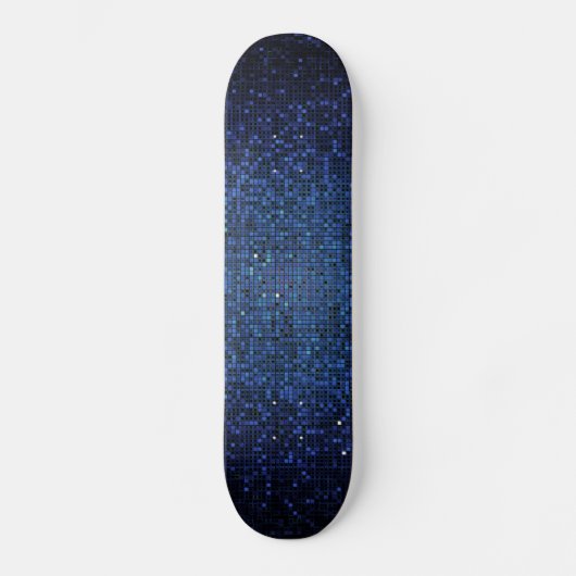 Skateboard Séquin Parties scintillant Bleu Disco Glitz Comp S (Recto)