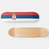 Skateboard Serbia Flag (Horz)