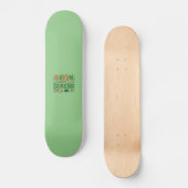 Skateboard Serène verte (Recto)