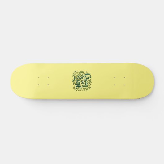Skateboard Serène verte (Horz)