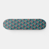 Skateboard Sérénité vibrante à plumes (Horz)