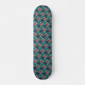 Skateboard Sérénité vibrante à plumes (Devant)