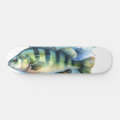 Skateboard Série Aquarelle : Perche (Horz)