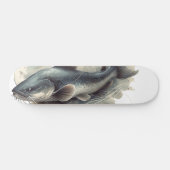 Skateboard Série Aquarelle : Poisson-chat (Horz)