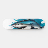 Skateboard Série Aquarelle : Requin (Horz)