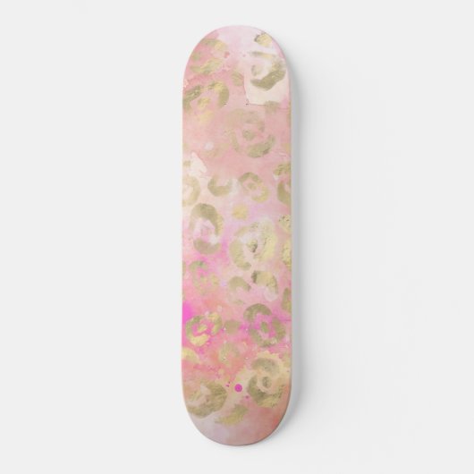 Skateboard Série de design peinture léopard 5 (Recto)