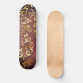 Skateboard Série de design peinture léopard 7  (Recto)