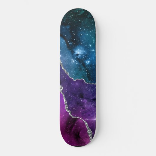 Skateboard Série Galaxie Agate Design 23 (Recto)