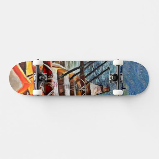 Skateboard Série tropicale (Horz)
