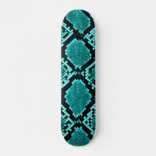 Skateboard Serpent à sonnette à sonnette de diamant Aqua (Devant)