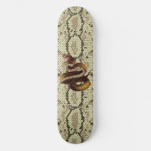 Skateboard Serpent à sonnette attaquant sur planche à roulett (Recto)