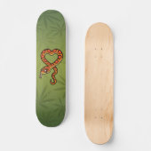 Skateboard Serpent de bande dessinée (Recto)