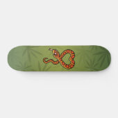 Skateboard Serpent de dessin animé (Horz)