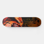 Skateboard Serpent de maïs grunge lové (Horz)