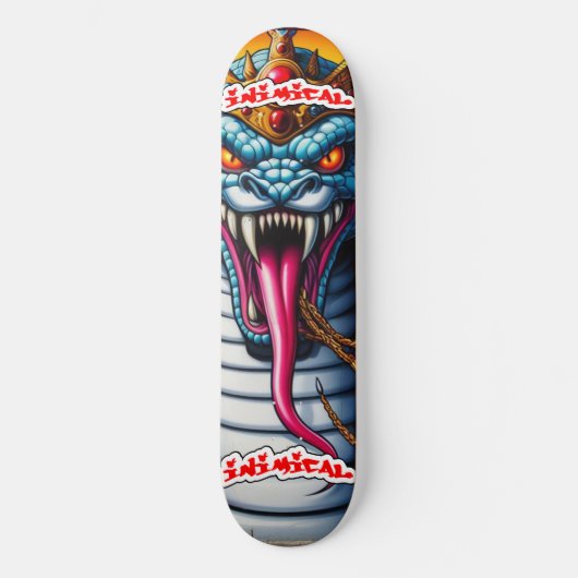 Skateboard Serpent Roi Inimitable (Recto)
