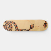 Skateboard Serpent rouge et noir (Horz)