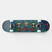 Skateboard Serviette de plage équipage squelette (Horz)