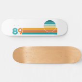 Skateboard Serviette de plage Retro Sunset 89 (Horz)