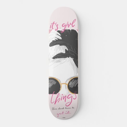 Skateboard Ses choses de fille (Recto)