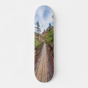 Skateboard Seven Falls Walkway Bridge Skate