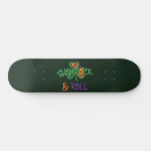 Skateboard Shamrock et Roll St. Patrick's Day (Horz)