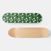 Skateboard Shamrock vert, Saint Patrick's Day (Horz)