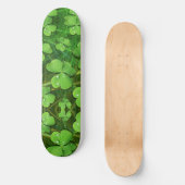 Skateboard Shamrock vert St Patrick's (Recto)