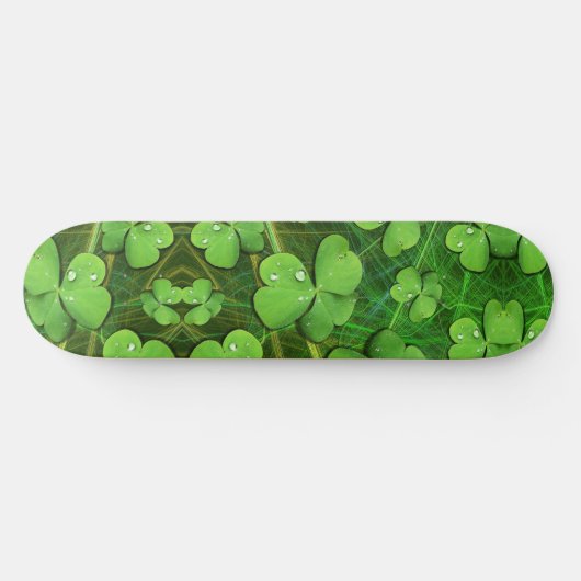 Skateboard Shamrock vert St Patrick's (Horz)
