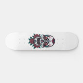 Skateboard Shape avec crâne mexicaines (Horz)
