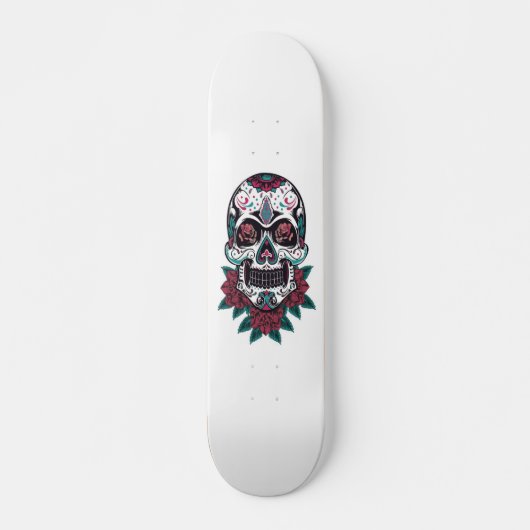 Skateboard Shape avec crâne mexicaines (Devant)