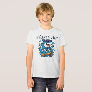 Skateboard Shark – Cool Shark met zonnebril Ridi Tri-Blend Shirt