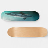 Skateboard  Shark hungry Predator. (Horz)