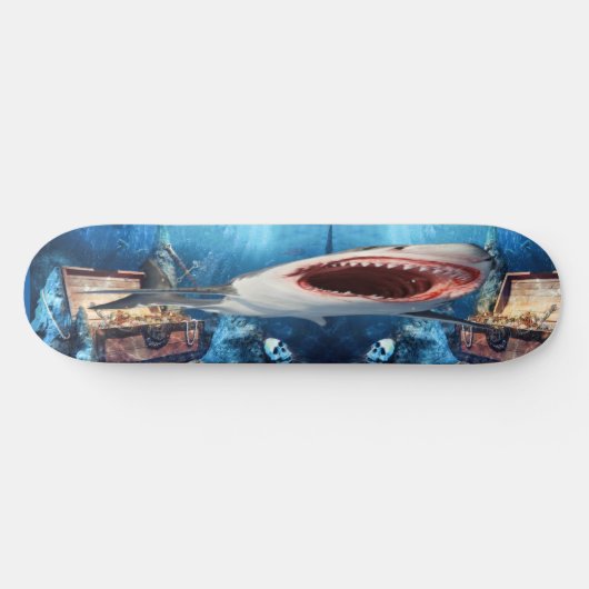 Skateboard Shark schat (Horizontaal)