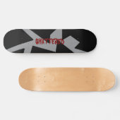 Skateboard shattered skate deck (Horz)