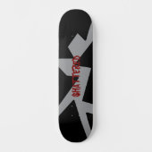 Skateboard shattered skate deck (Recto)