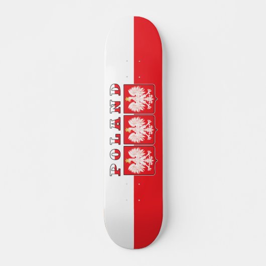 Skateboard Shields de Poland Eagle (Devant)