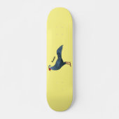 Skateboard Siamese fireback bird cartoon illustration  (Devant)