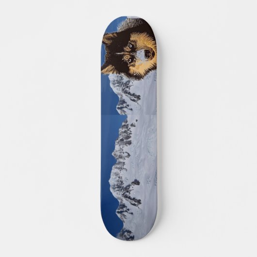 Skateboard Sibérien Husky (Devant)
