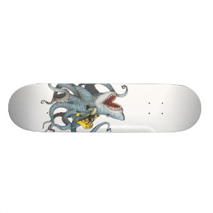 Skateboard Sid montant la plate-forme de planche à roulettes