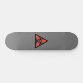 Skateboard Signal biologique rouge (Horz)