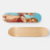 Skateboard Signature Beach Babe Custom Pro Long board (Horz)